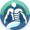 Logo der Physiotherapie im Zentrum in Quakenbrück – stilisierte menschliche Figur in Blau- und Grüntönen.
